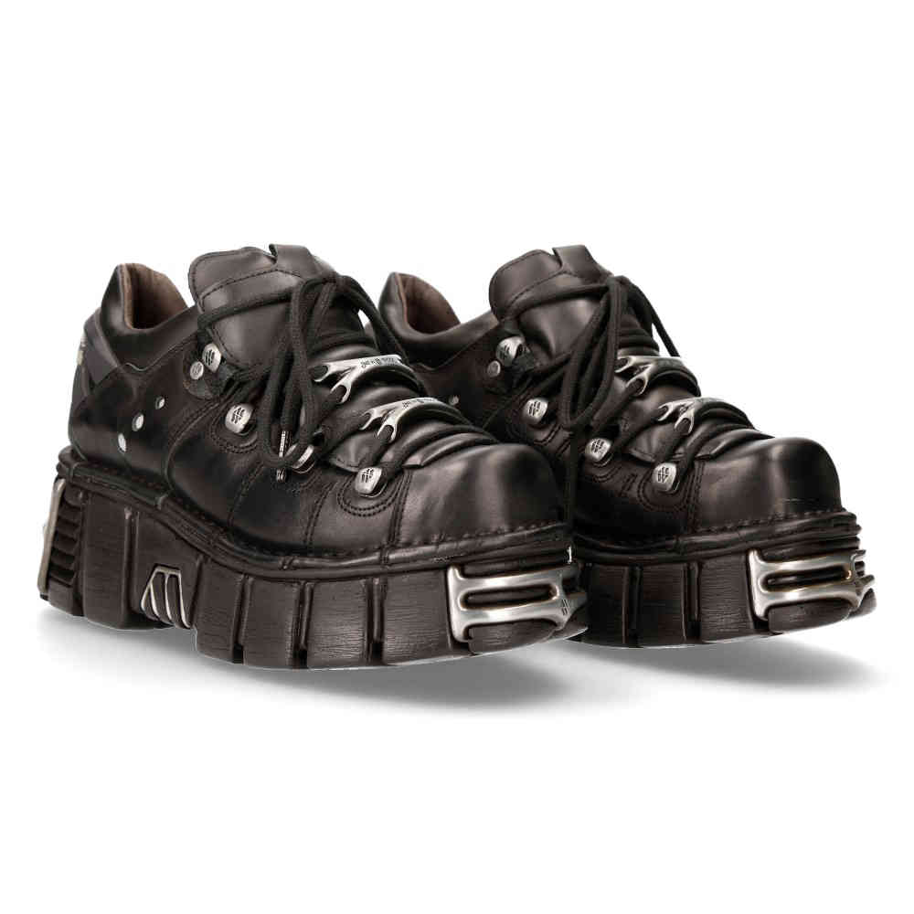 New Rock - M120NS26 Platform Boots - Black Product image